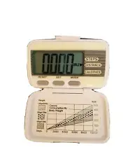 A&D Pedometer Model XL15 Step, Distance and Calorie Counter