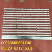 12 PCS LED strip for AKTV AK65 U65 LE-8822A CC02650D601V06 65E20 6X12 6S1P