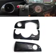 For Mini R53 R50 R52 ABS Carbon Fiber Look Console Dashboard Panel Cover Trim (for: Mini)