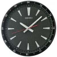 在飛比找Yahoo奇摩購物中心優惠-SEIKO 日本精工 立體時標 滑動式秒針 靜音掛鐘(QXA