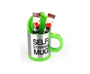 Home Office 301-400ml Stainless Steel Automatic Mixing Cup Coffee Cup Electric Mixing Cup Gift Cup-Green
