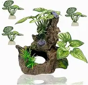 Fish Tank Decorations,Artificial Plant Goldfish Waterscape Aquarium Decor,Applicable to Office and Household Simulation Fish Tank Plants