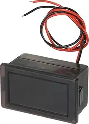 sourcing map 1PCS 84V Voltmeter Red LED Digital Display Panel Voltage Meter, 2Wire, 0.36 Inch, Waterproof Battery Meter Monitor, for Motorcycle Battery Monitor
