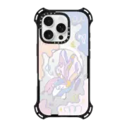 iPhone 16 Pro Bounce Case MagSafe Compatible Transparent Butterfly