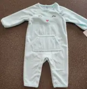 Carter's 3 Month ~ Baby ~ 1 Piece Sleeper ~ Mint Polka Dot ~ One Piece Outfit