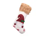 C333 Raw Edge Christmas Socks Faceless Old Man Christmas Socks Christmas Decoration Hanging Pendant for Christmas Party
