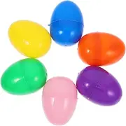 COSMEVIVI 12pcs Mini Realistic Plastic Eggs Candy Filled Bulk Stuffers for Parties Fillable Easter Toys Funny Fillers