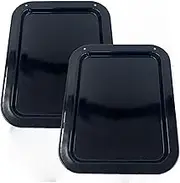 Set of 2 x Large 36cm Vitreous Enamel Oven Roasting Baking Trays - UK Made