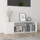 NNEVL TV Cabinet White 100x24x32 cm Chipboard