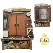 3D Work Shop Hinged Picture Frame Dad Gift Figi 7.25"H x 5.25"W NIB