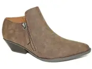 indigo rd. Women's Dallin Pointed Toe Ankle Fashion Boots Dark Brown Size 6.5 M