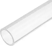 sourcing map Acrylic Pipe Rigid Round Tube Clear 35 mm ID 45mm OD 305mm for Lamps and Lanterns,Water Cooling System