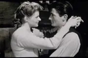 Ingrid Bergman and Gregory Peck in the film 'Spellbound' by Alfred- Old Photo