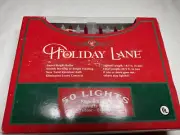 HOLIDAY LANE CHRISTMAS String TO STRING Lights (50) PINK WHITE INDOOR OUTDOO NIB