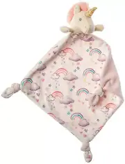 Mary Meyer Little Knottie Plush Toy, Unicorn Blanket, 10" x 10"
