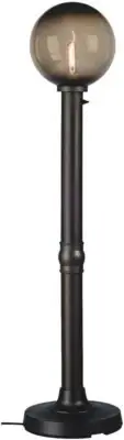 Patio Living Concepts Moonlite Electric Table Lamp, Black Body With Bronze Globe