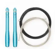 Elite Jumps Bullet Comp Jump Rope - Speed Jump Rope for Double Under WOD Training - High Performance Professional Speed Rope for Training and Fitness - Lightweight & Durable Skip Rope for Workout