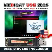 MediCat USB • PC Repair Toolkit • 2025 Drivers • 44GB Driver Installer Included!