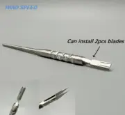 Dental Scalpel Handle Stainless Steel Knife Blade Holder Surgical Instruments