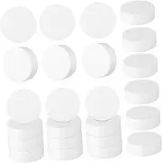 jojofuny 24 Pcs High Density Foam Circles for Crafting and Cake Decorating Lightweight Round Discs for DIY Projects Strong and Versatile Foam Cake Rounds for Decorative Carving