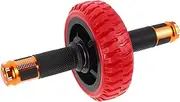 GALPADA Ab Wheel Abdominal Exercise Equipment Home Abdominal Exerciser Ab Workout Machine Abdominal Exercise Machine Fitness Ab Roller Wheel Roller Abs Roller For Ab Roller Red Rubber