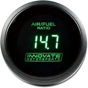 Innovate Motorsports 3873 DB Series Green 2-1/16" 52mm Complete Wideband Gauge Kit with LC-1, O2 Sensor, Bung and Plug