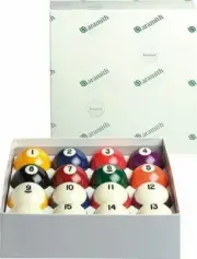 Belgian Aramith Crown Standard Phenolic Resin Pool/Billiard Ball Set 2 1/4"