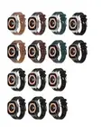 Premium AP Mod Strap For Apple Watch Ultra 8 7 6 5 Liquid Silicone Crocdile Band