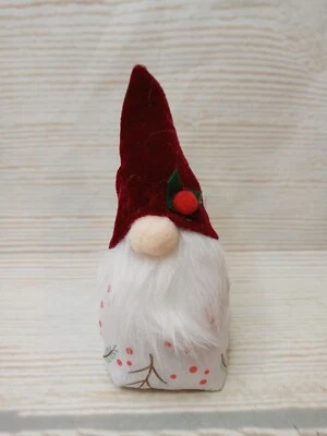 New MINI 6" Velvet Christmas Gnome Shelf Sitter Doll Decor Winter Holiday Santa