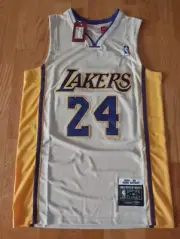 Basketball Jersey #24 LA Lakers White Kobe Bryant Size XXL