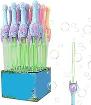 Bubble Wand,10x Handheld Bubble Blower - Outdoor Entertainment Activity, Summer Toy Favors for Family Events, Birthdays, Weddings, Beaches