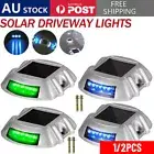 12Leds Solar LED Pathway Driveway Lights Lamp Dock Step Road Safety Marker Lamp