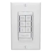 Sensorswitch Wall Switch Timer, White, 120/277V AC PTS 60 WH Sensorswitch PTS 60