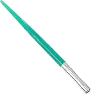 TEHAUX Metal Ring Calligraphy Pen Holder Colorful Resin Pen Body Student Fountain Pen Green Easy to Attach Nibs Suitable for Adults Boys and Girls