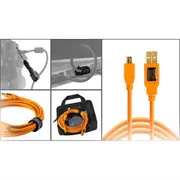 Starter Kit USB2A to MiniB 4.6m - Orange