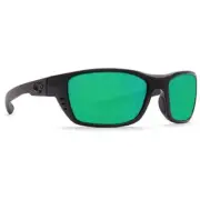 Costa Whitetip Blackout Frame Sunglasses w/Green Mirror 580P 06S9056-90560558
