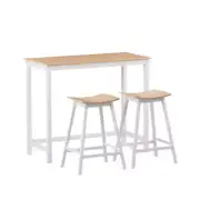 Artiss Bar Table and Stools Set Dining