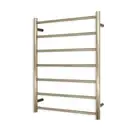 Radiant Brushed Nickel 600 x 800mm Round Heated Towel Rail (Right Wiring) BN-RTR