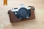 Genuine Leather Half Case Cover Protector For Pentax MX ME Super Camera