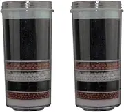 Aimex 7-Stage BPA-Free Water Filter for Chlorine, Heavy Metal, and Contaminant Reduction Suitable for 16L and 20L Aimex Cooler Tank and Bottles - 2 Pieces
