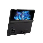 Genuine leather Hinge shockproof Cover stand case + Glass For VIVO X fold 2