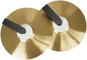 Crash Cymbal Drum Portable Multipurpose for Stage Performance Concert Adults 12In Gold 12 In