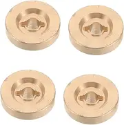 4 Set Remote Control Wheel Adapter Rc Crawler Wheel Hub Rc Wheel Hub Nut Rc Wheels Hub Rc Car Hub Nut Golden