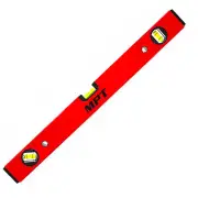MPT Aluminium Spirit Level PRO Quality 3 Vial Red Box 600mm 24" Stabila Style