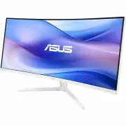 Asus VU34WCIP-W 34" Class UW-QHD Curved Screen LED Monitor 21:9 - 300 Nit - 1 ms