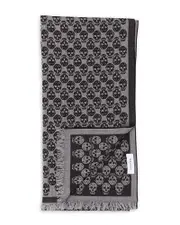 McQueen Skull Monogram Scarf