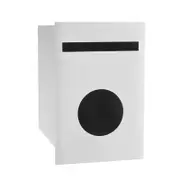 Sandleford White Matilda Fence Mount Letterbox