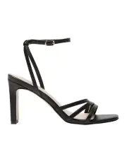 [PINK INC] Lara Sandals in Black Smooth