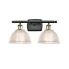 Innovations 1W 204-8 Large Beacon 1-Lt Sconce, BK Brass/Seed - 515-1W-BAB-G204-8