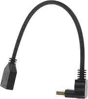 JEWEDECO Cable 90 Degree Extension Wire 1.2 Male to Female Adapter for 4k Monitor